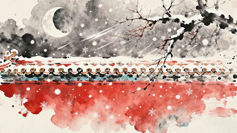 望春寒 （配图使用豆包生成） 